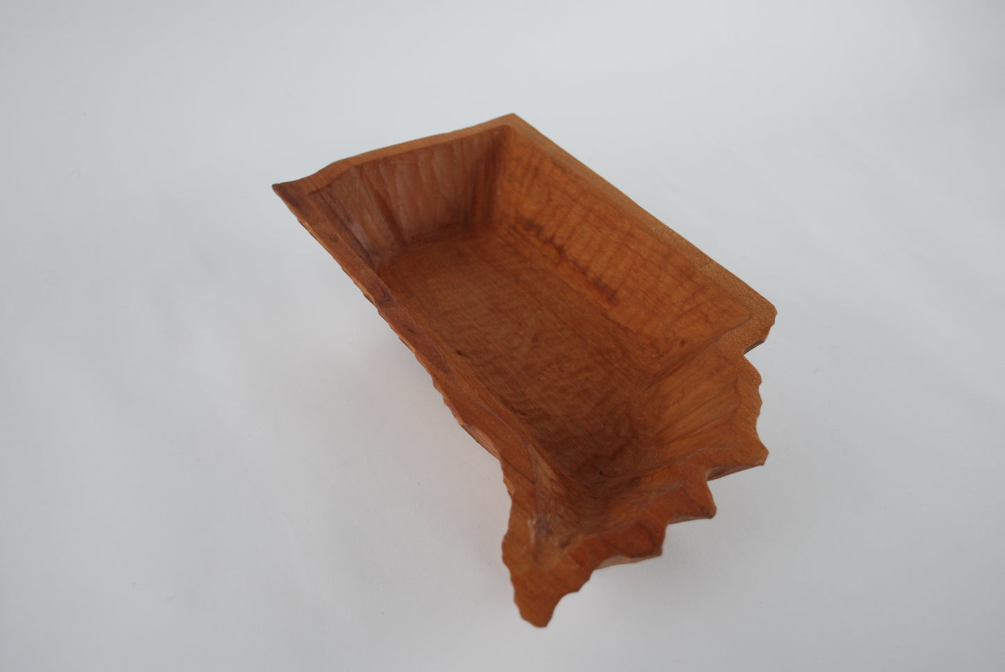 Carved Cherry Indiana State Bowl