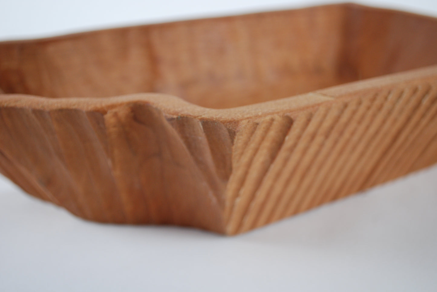 Carved Cherry Indiana State Bowl