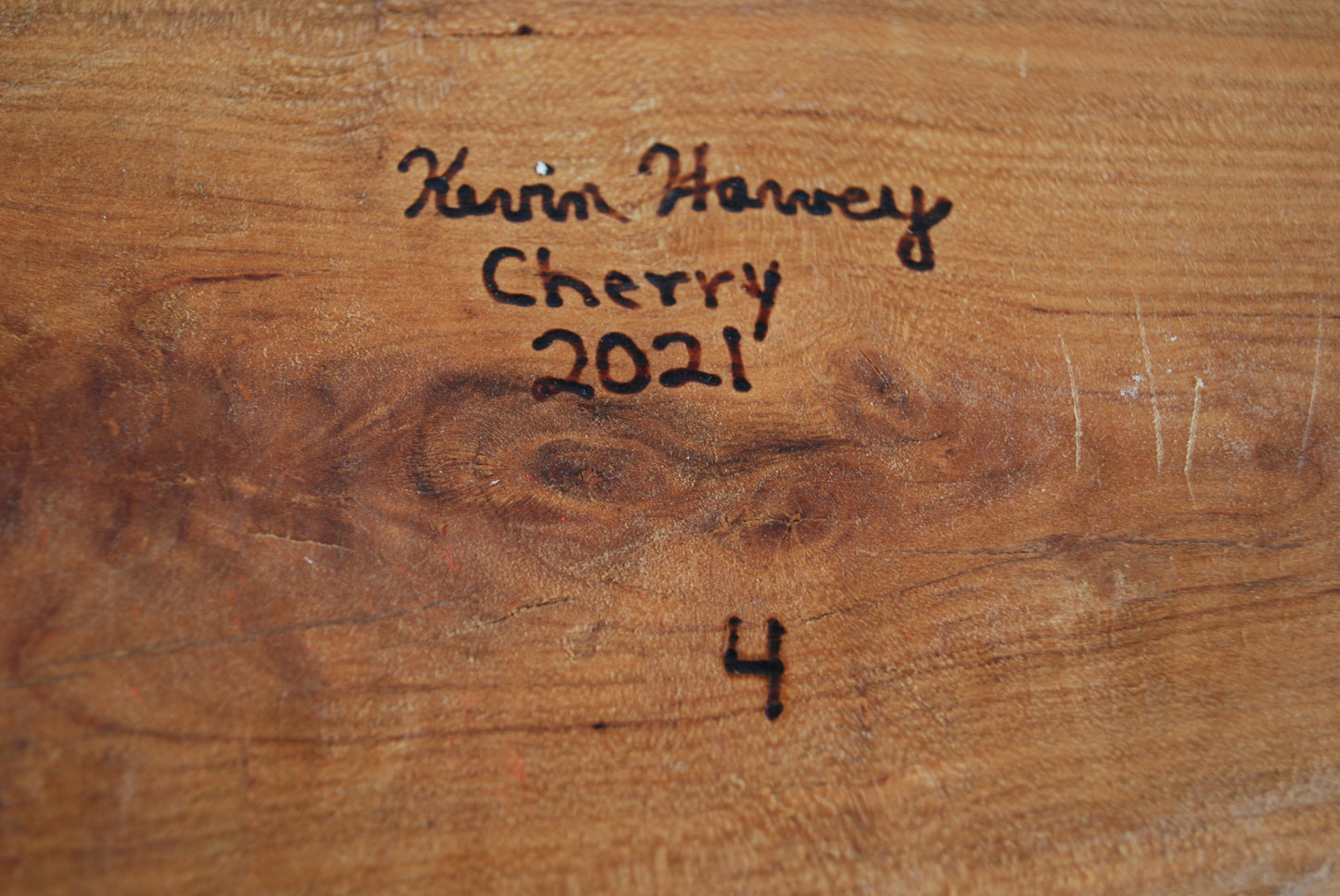 Carved Cherry Bowl