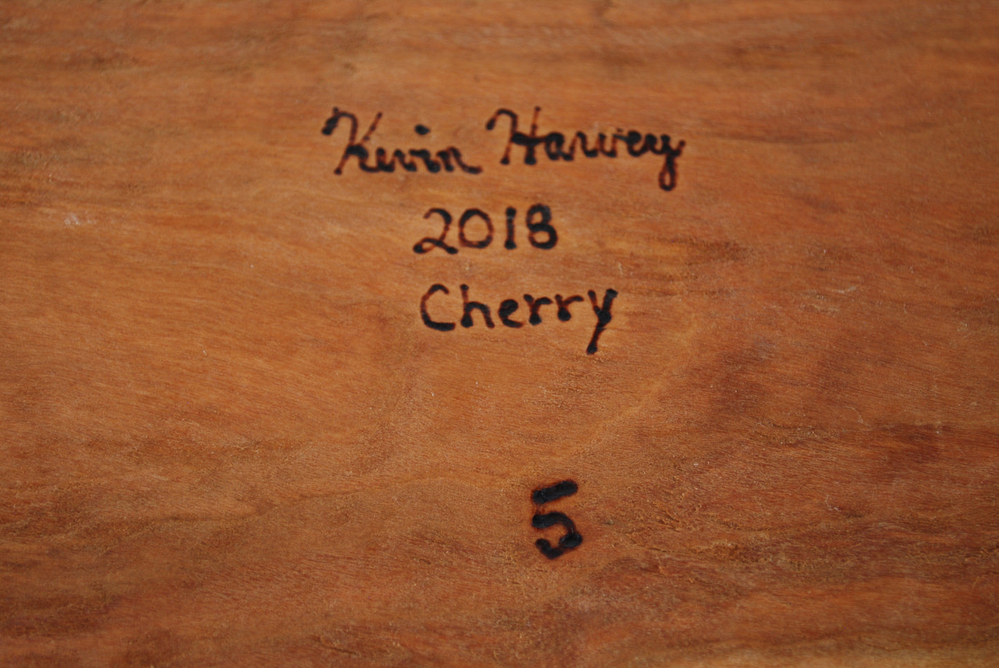 Carved Cherry Bowl