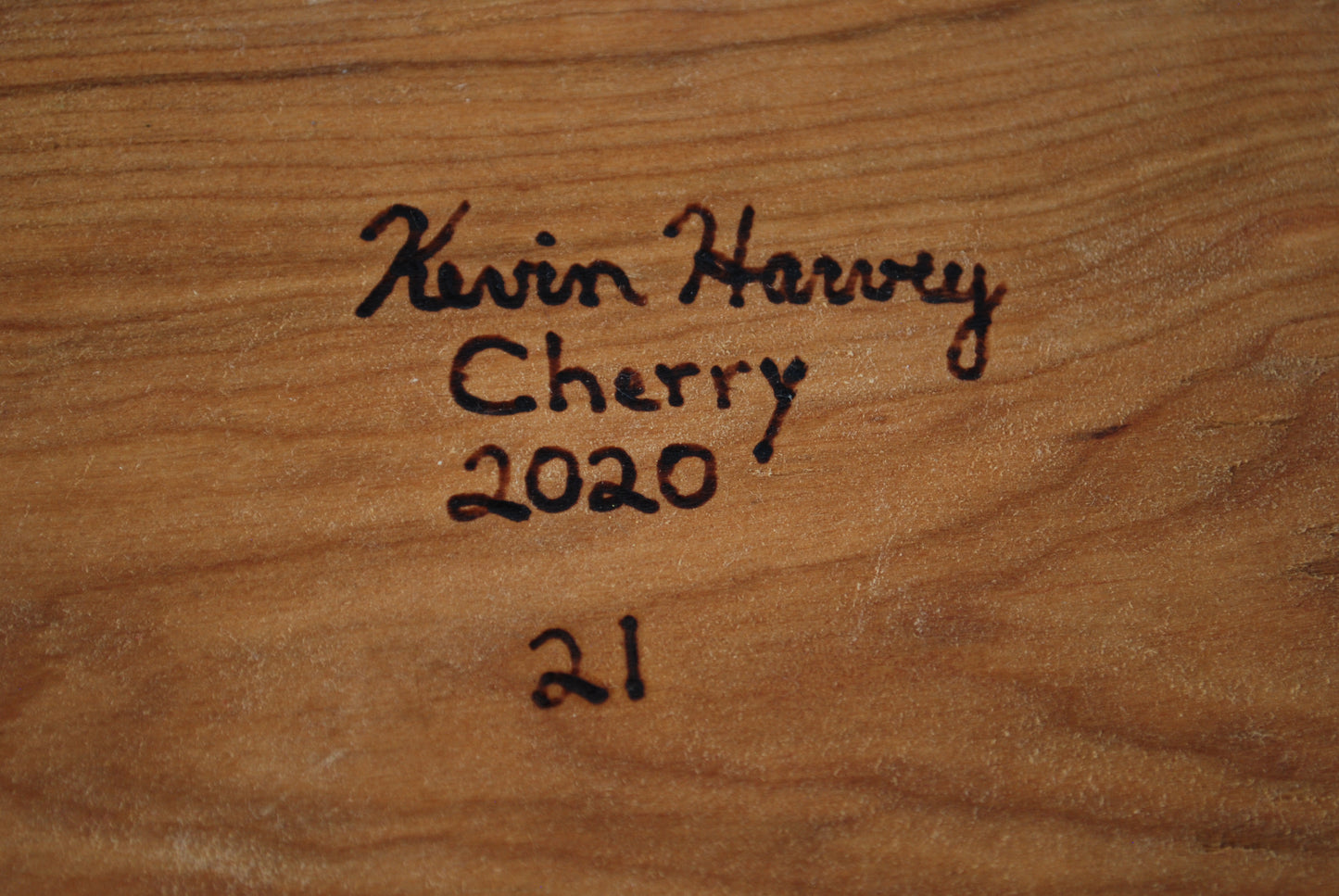 Carved Cherry Bowl