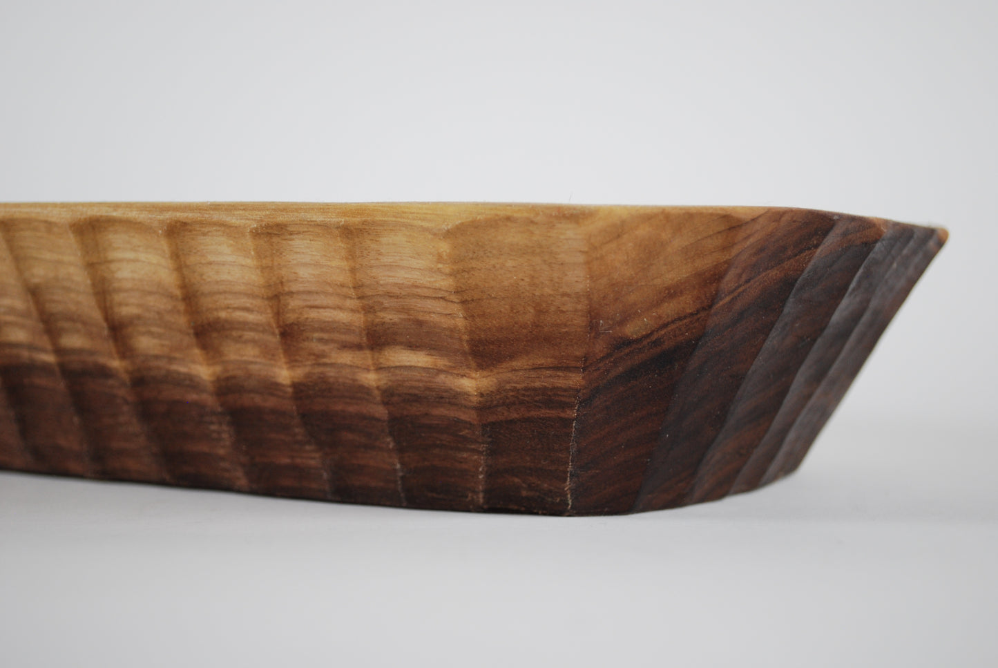 Carved Walnut Bowl