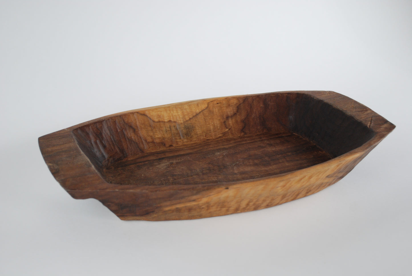 Carved Walnut Bowl