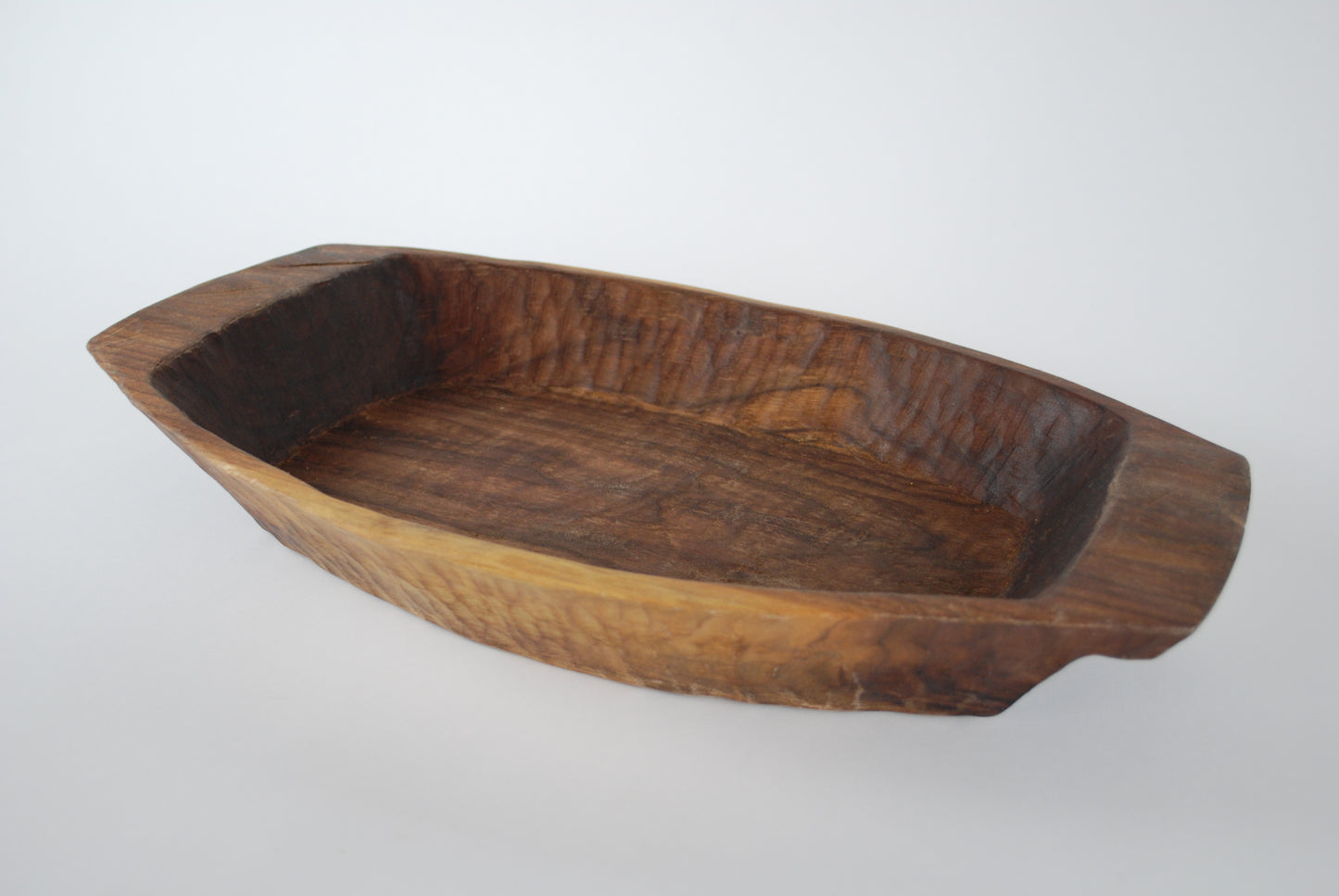 Carved Walnut Bowl
