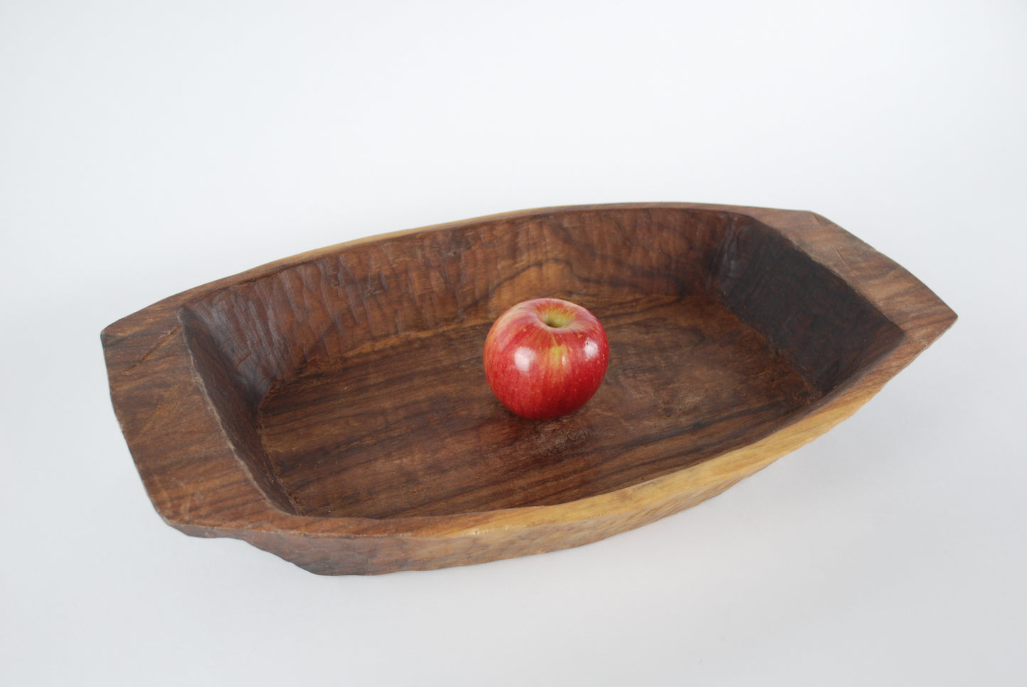 Carved Walnut Bowl