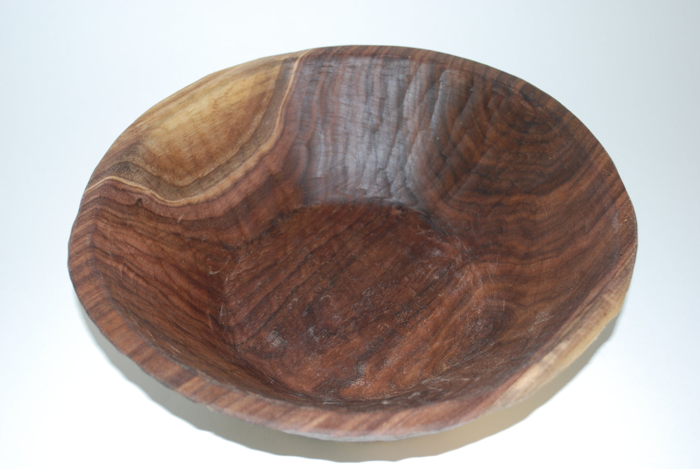 Carved Walnut Bowl