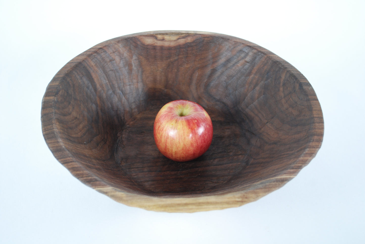 Carved Walnut Bowl